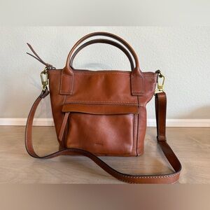 Fossil Leather Satchel handbag